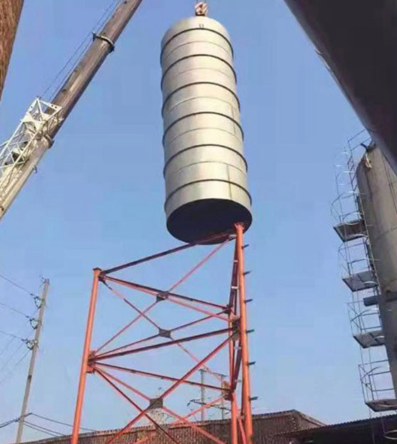 安装玻璃钢烟囱