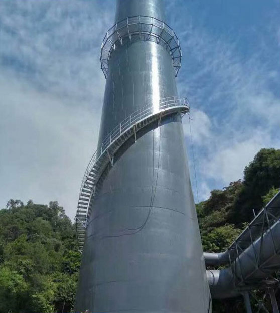 水泥烟囱安装平台爬梯