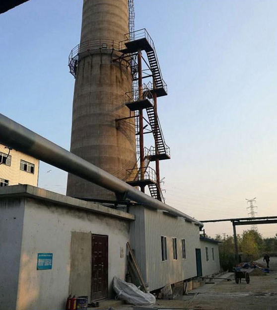 烟囱爬梯平台安装